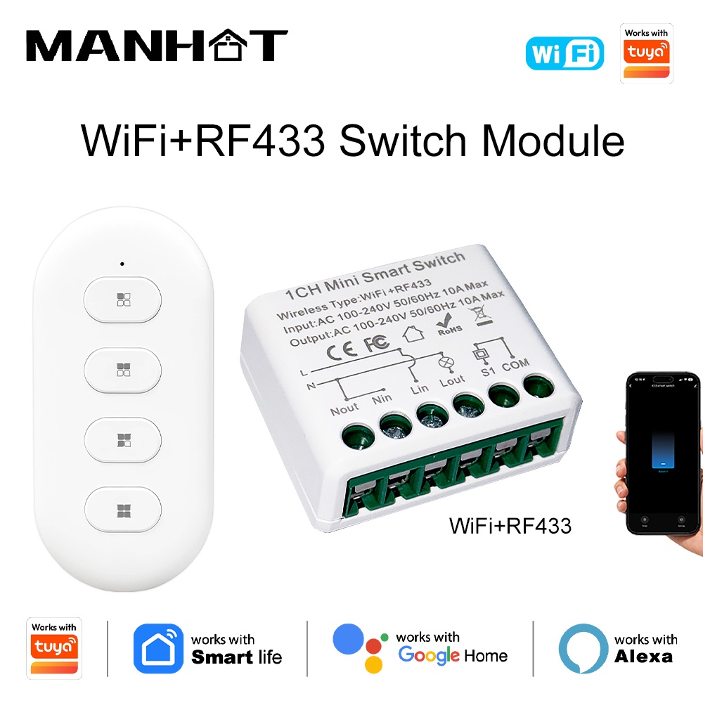 Diy Home Automation Controller - مفاتيح إضاءة ذكية من تويا بتقنية