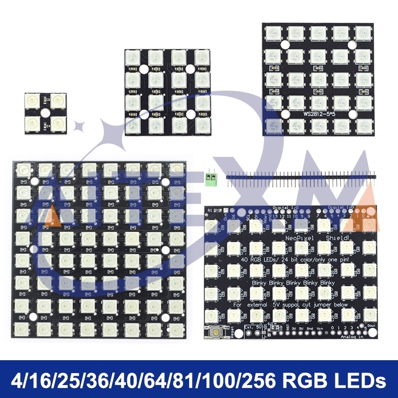 Rgb Led Matrix 8X8 - WS2812 وحدة 5050 RGB 4x4 8x8