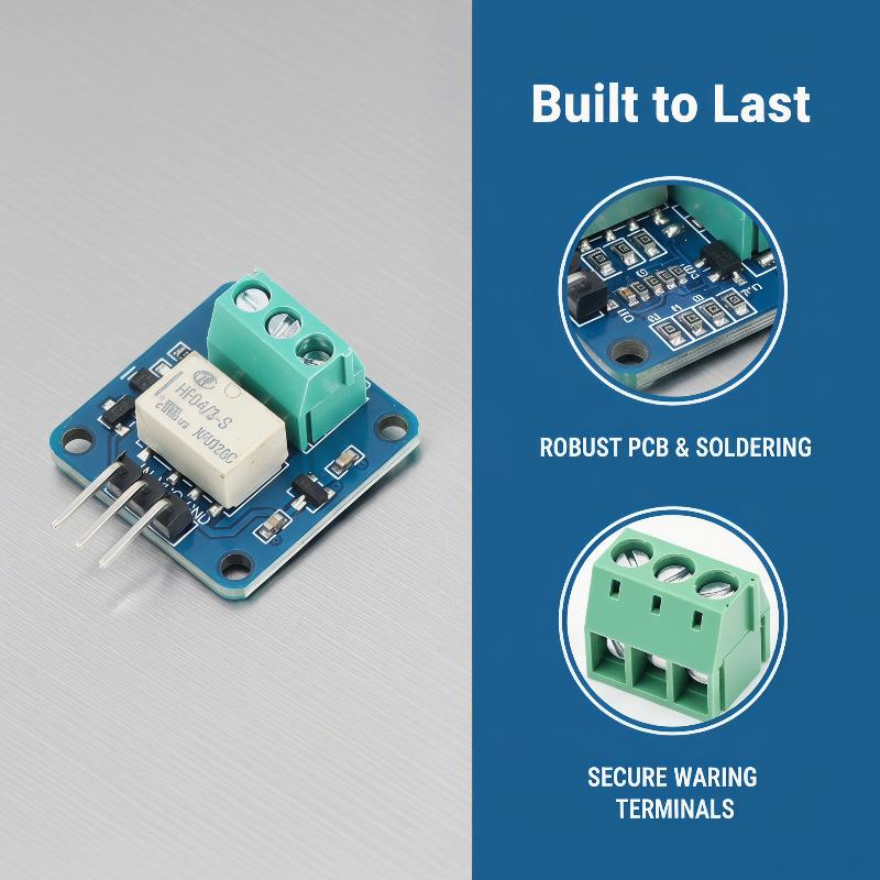 Diy Automation Projects - وحدة ريلاي إشارة صغيرة تعمل بجهد