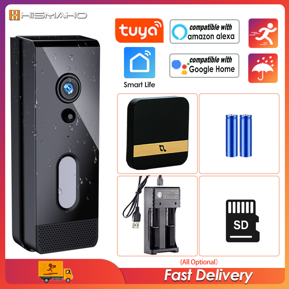 Smart Doorbell Wired - جهاز اتصال داخلي لاسلكي بالفيديو مقاوم