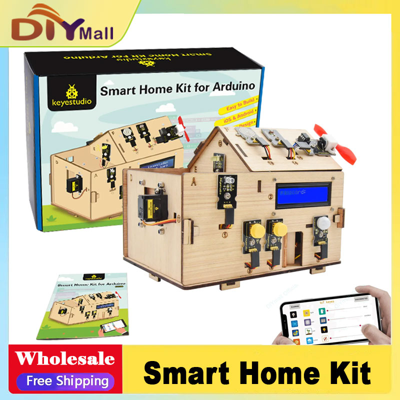 Diy Automation Projects - Keyestudio Smart IoT Home Kit مع