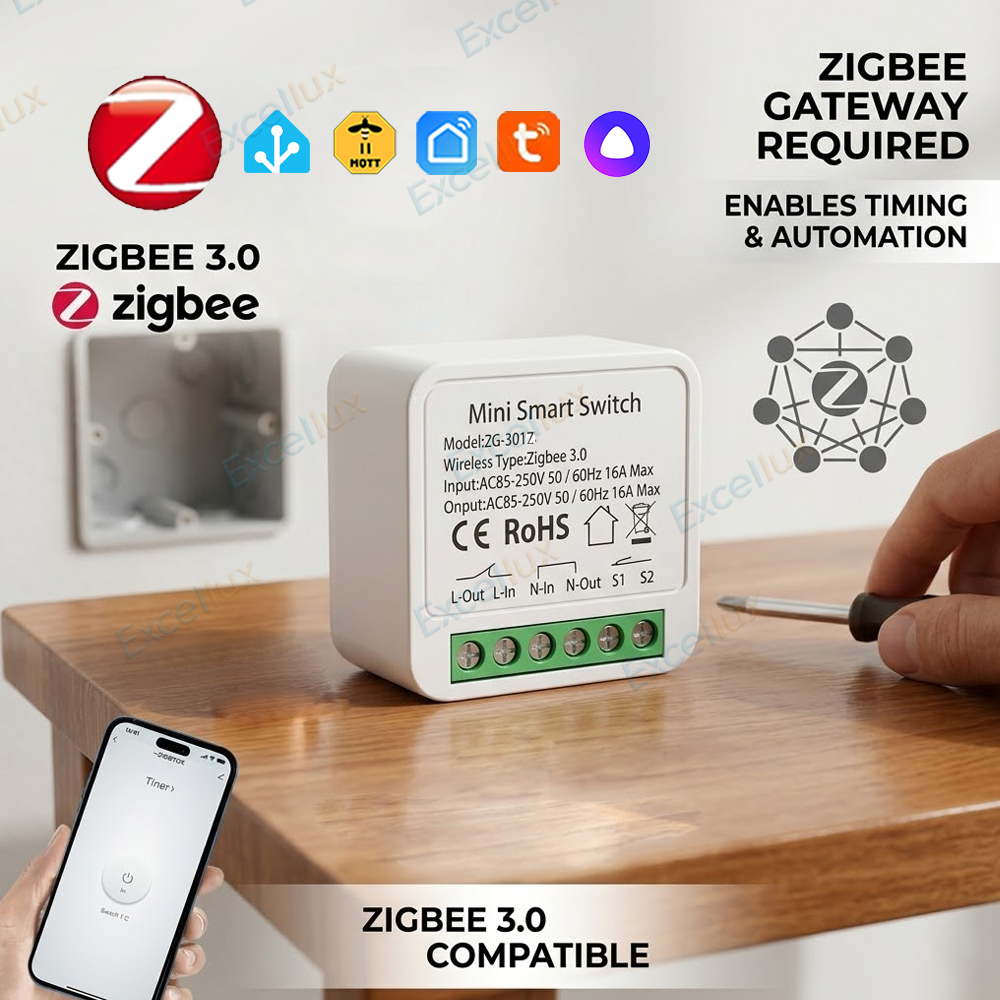 Diy Home Automation Controller - مفتاح ذكي صغير 16 أمبير بتقنية