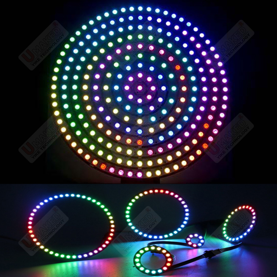 Rgb Led Matrix 8X8 - 2 قطعة WS2812B أضواء لوحة مرنة