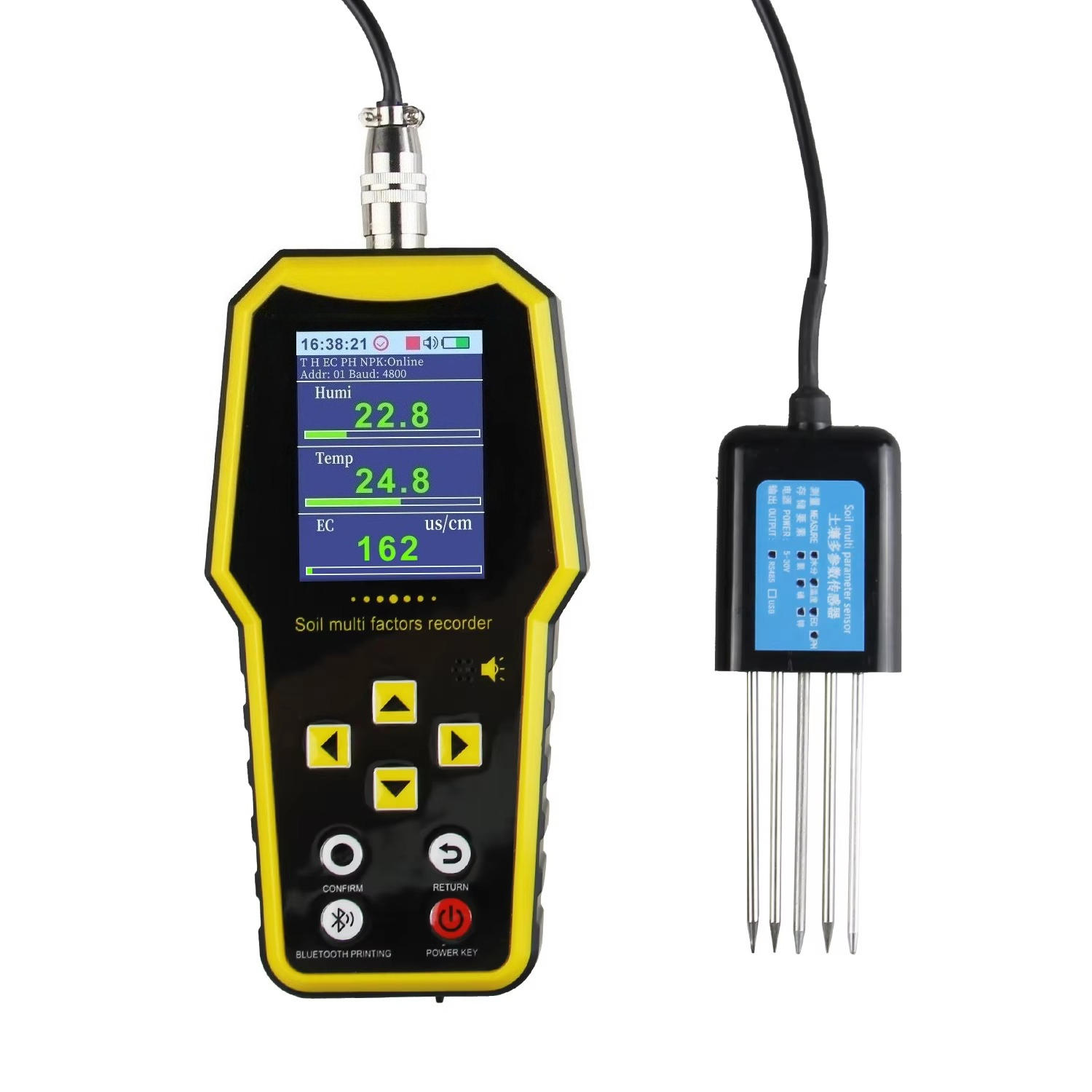 Temperature Humidity Sensor - جهاز استشعار رطوبة التربة المحمول 7