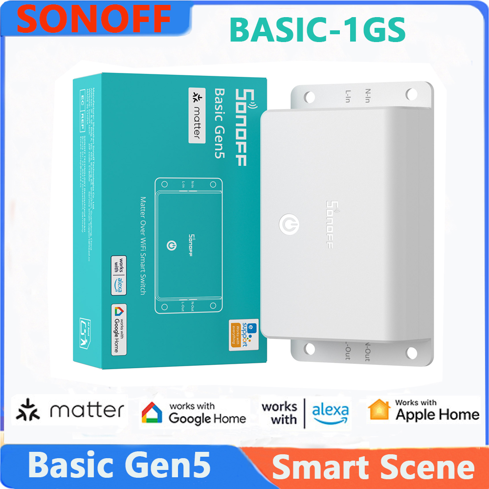 Sonoff Basic Switch - مفتاح ذكي SONOFF Basic Gen5 (BASIC-1GS)