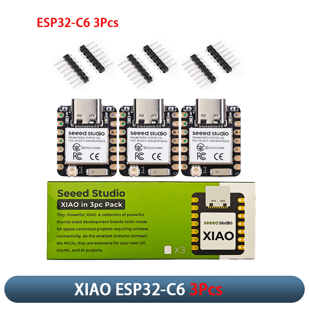 Home Automation Arduino - لوحة تطوير XIAO ESP32-C6 (3 قطع)