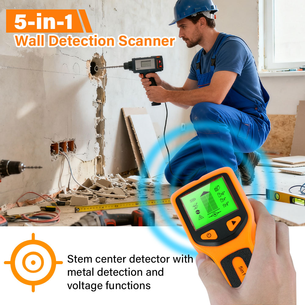 Water Leak Detector Wired - جهاز كشف دعامات الجدران 5 في