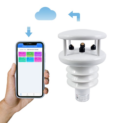 Temperature Humidity Sensor - محطة أرصاد جوية متكاملة RIKA RK900-10