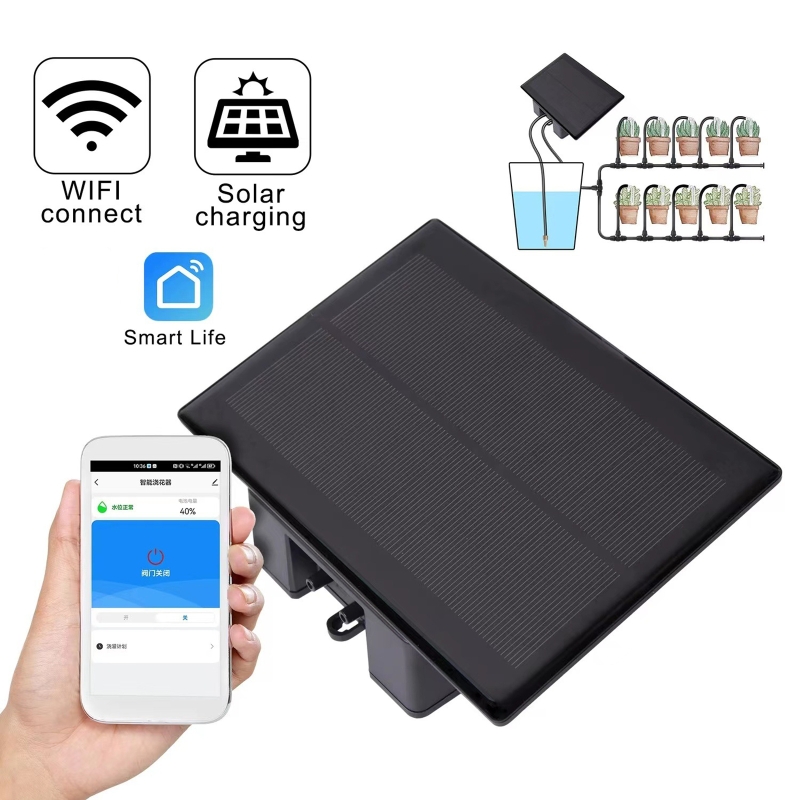 Smart Home Automation Diy - WIFI الشمسية التلقائي آلة الري عدة