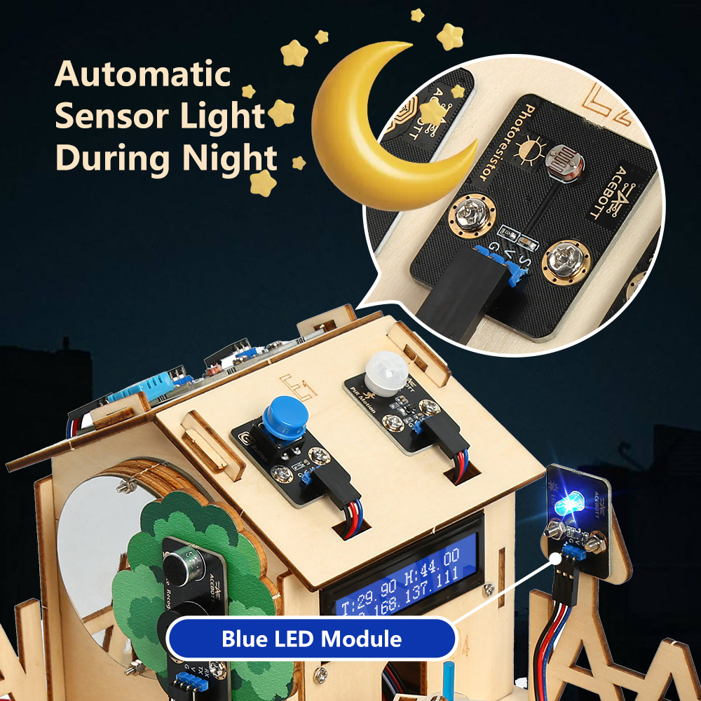 مجموعة أدوات ACEBOTT الذكية لل - مراجعة Smart Home Automation Diy وسعره