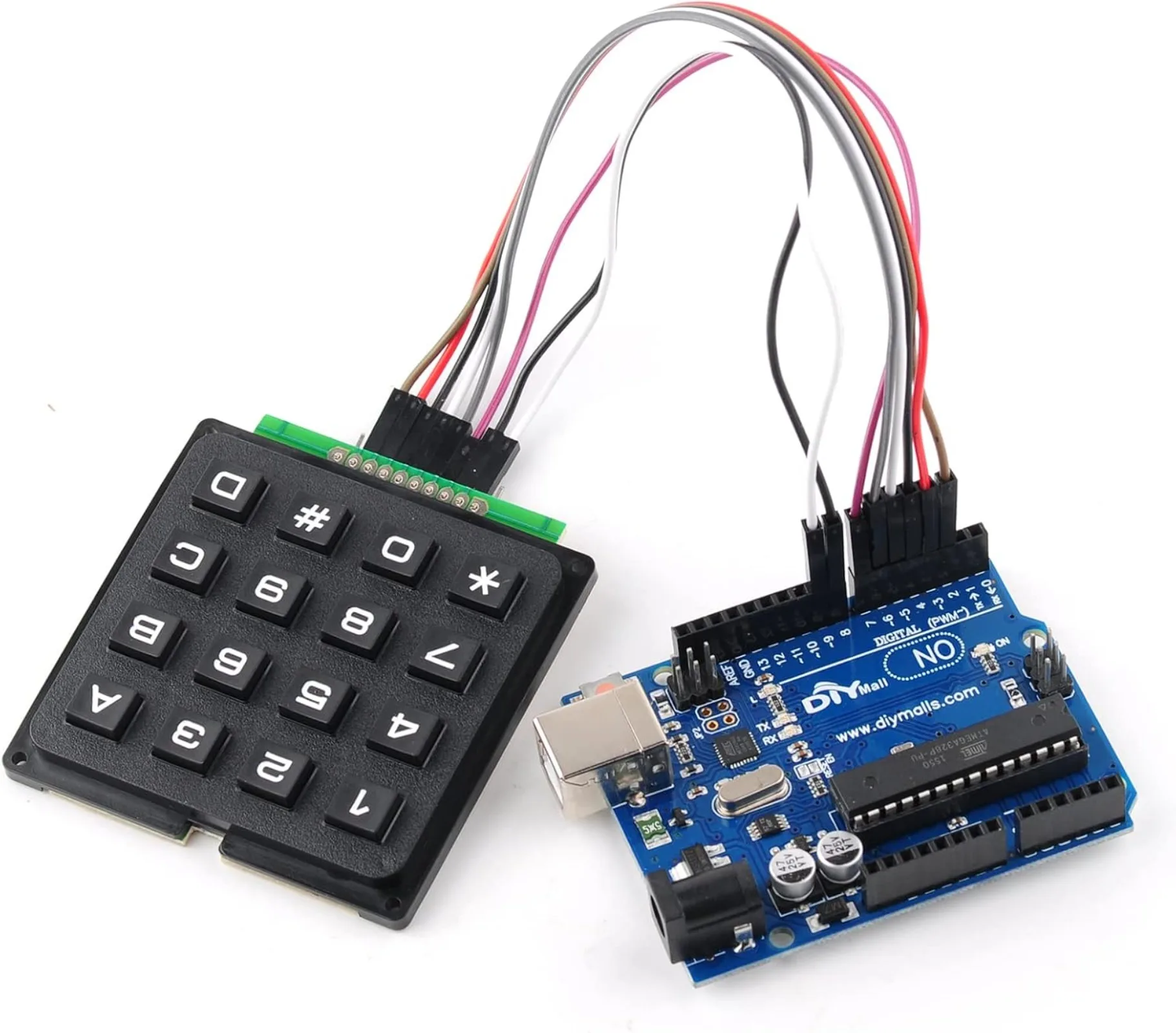 لوحة مفاتيح غشائية مصفوفة 4×4  - مراجعة Home Automation Arduino وسعره