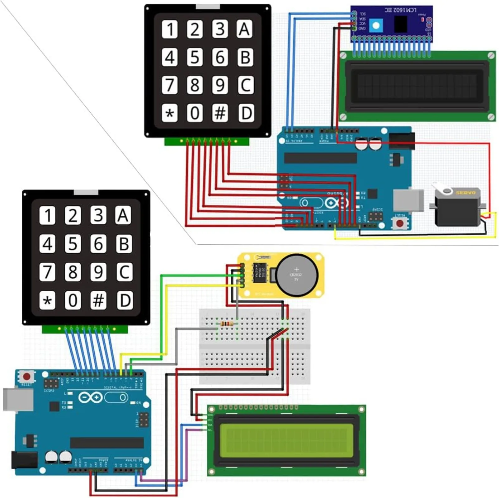 لوحة مفاتيح غشائية مصفوفة 4×4  - مراجعة Home Automation Arduino وسعره