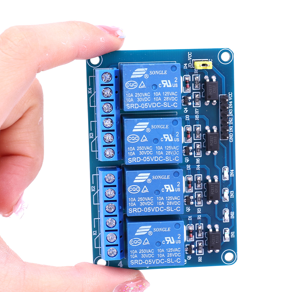 لوحة ريلاي 4 قنوات 5 فولت 12 ف - مراجعة Home Automation Arduino وسعره