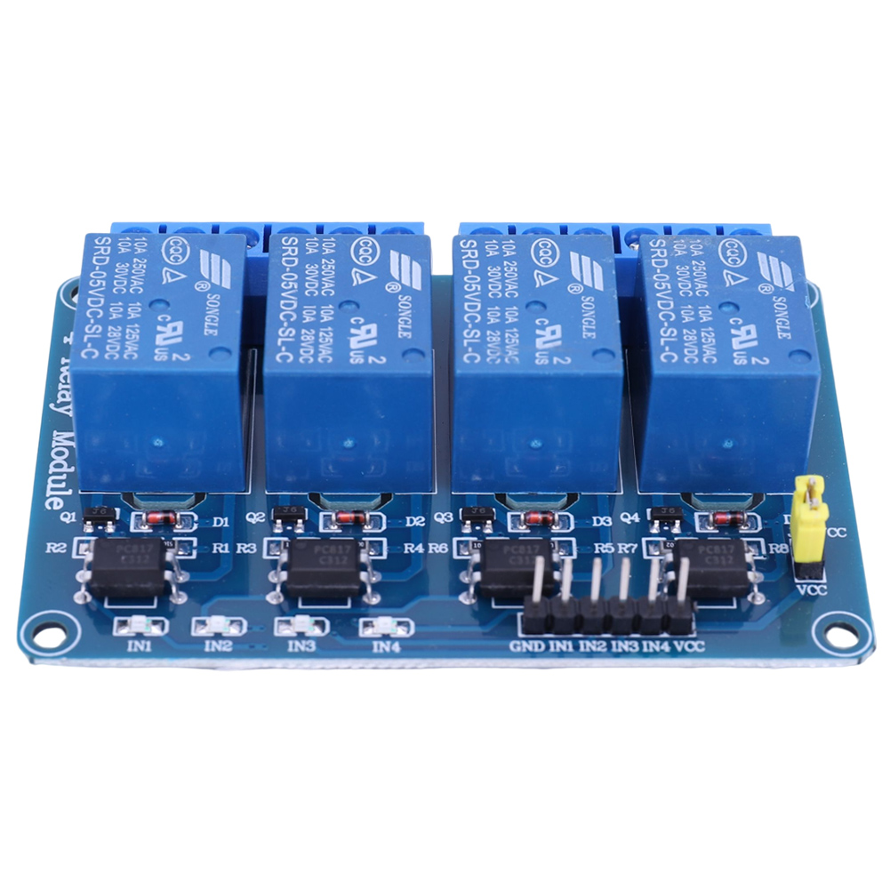 لوحة ريلاي 4 قنوات 5 فولت 12 ف - مراجعة Home Automation Arduino وسعره