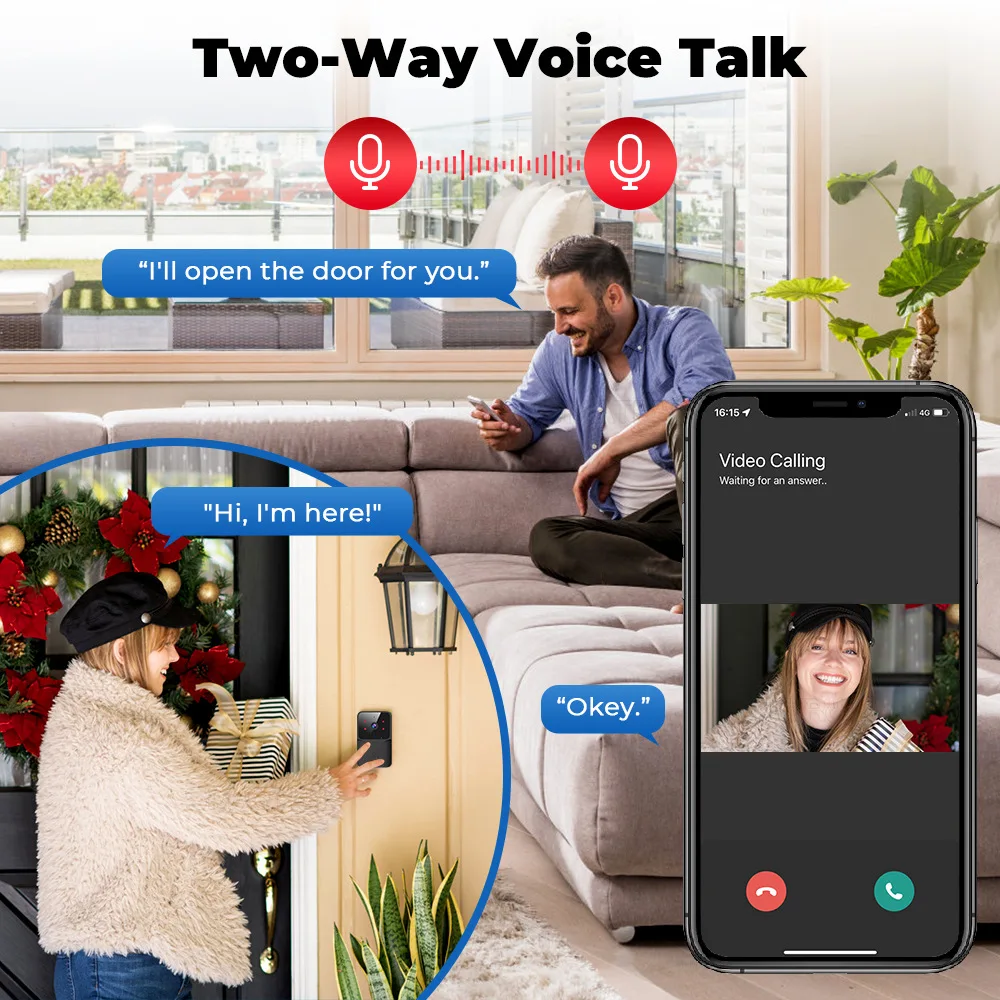 جرس باب ذكي بتقنية واي فاي لعا - مراجعة Smart Doorbell Wired وسعره