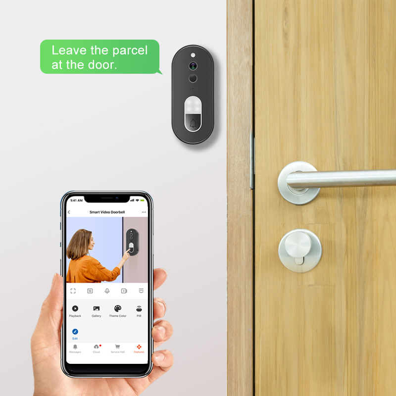 جرس باب ذكي لاسلكي واي فاي بدق - مراجعة Smart Doorbell Wired وسعره