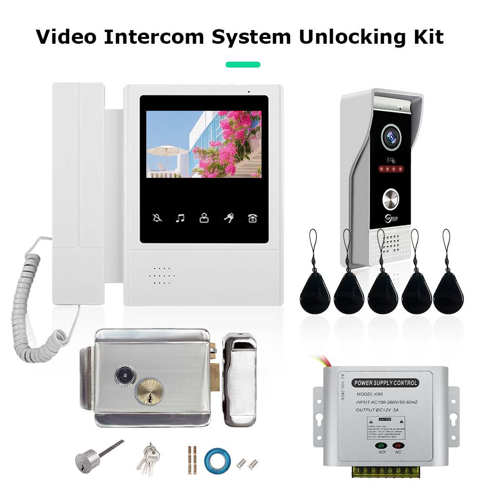4.3 بوصة LCD فيديو نظام اتصال  - مراجعة Smart Doorbell Wired وسعره