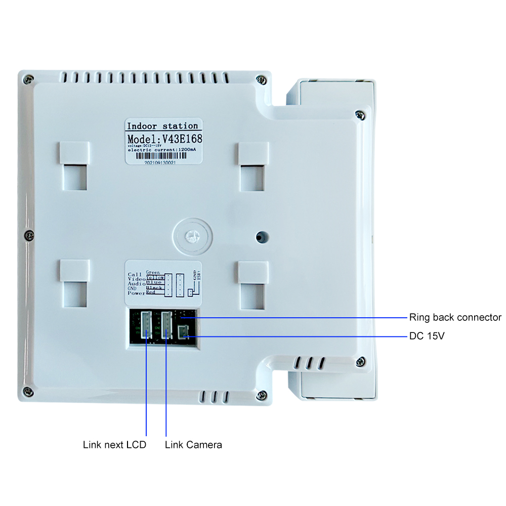 4.3 بوصة LCD فيديو نظام اتصال  - مراجعة Smart Doorbell Wired وسعره