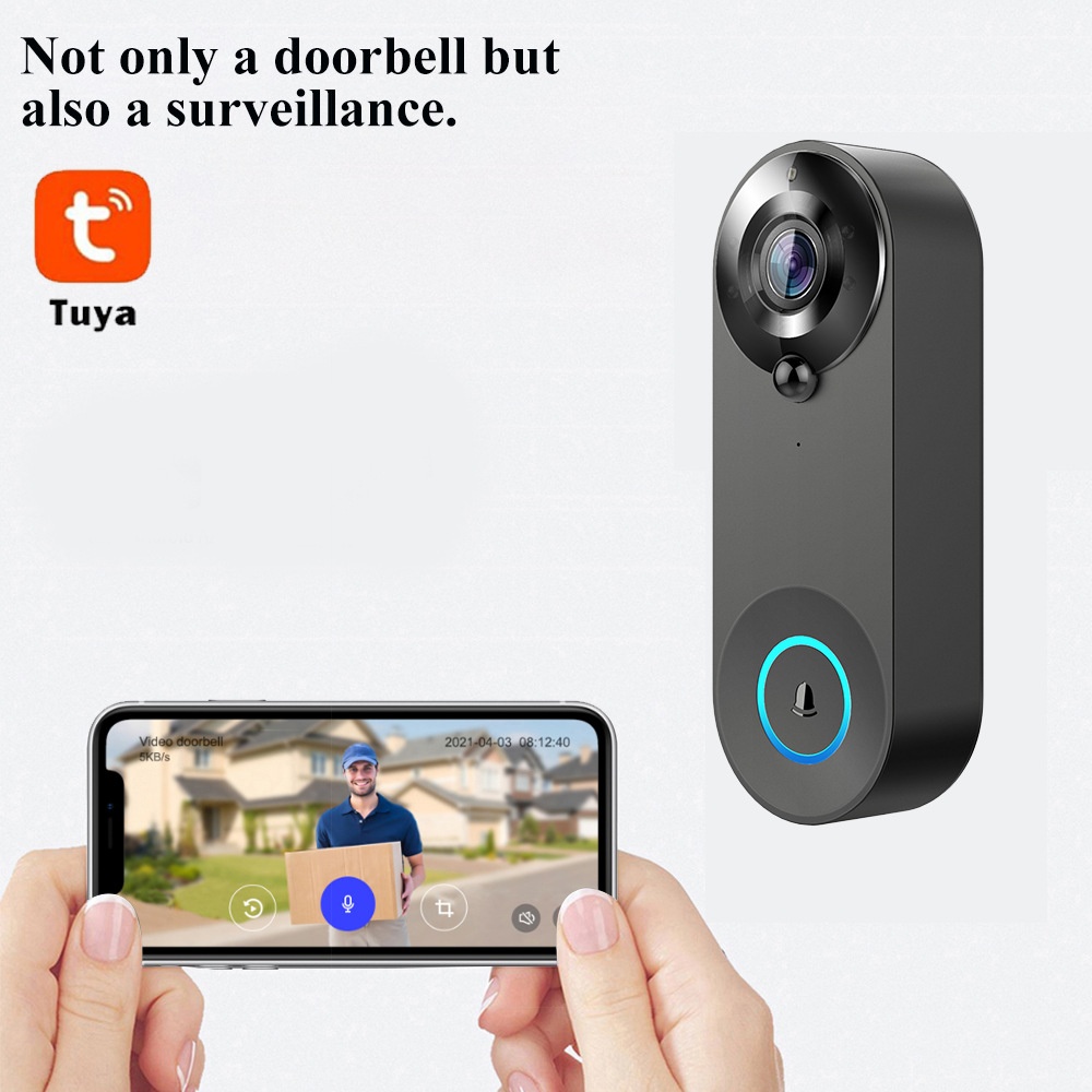 Tuya 1080P اللاسلكية جرس باب و - مراجعة Smart Doorbell Wired وسعره