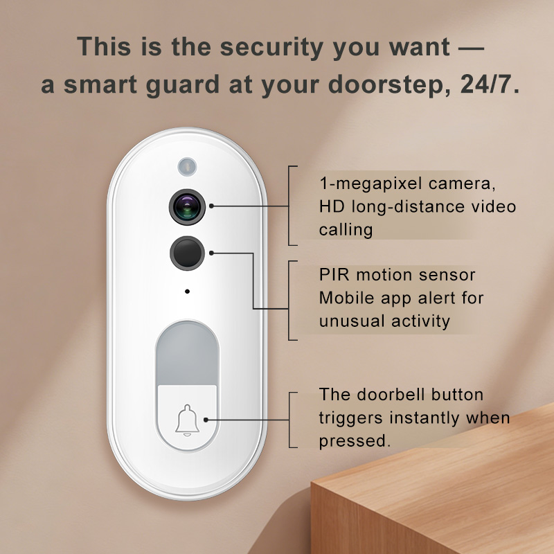 جرس باب ذكي لاسلكي من تويا مع  - مراجعة Smart Doorbell Wired وسعره