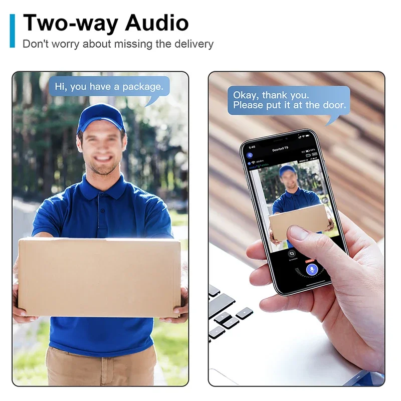 واي فاي اللاسلكية البصرية جرس  - مراجعة Smart Doorbell Wired وسعره