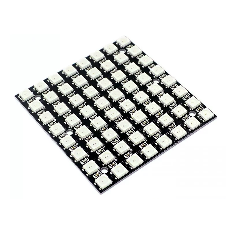 وحدة مصفوفة LED 8×8 64 بت من ن - مراجعة Rgb Led Matrix 8X8 وسعره