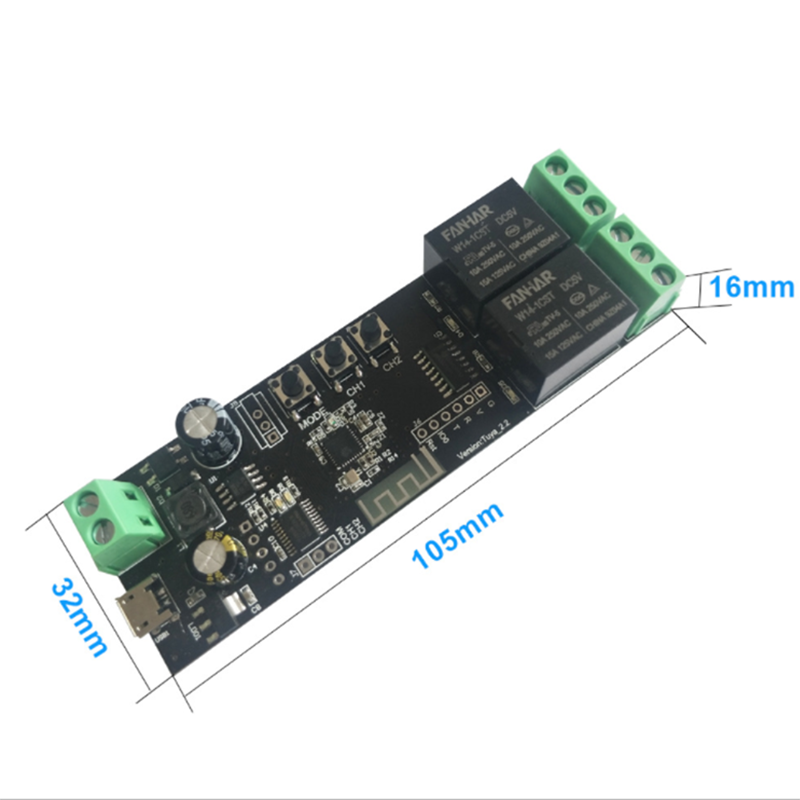 2CH Tuya Wifi لوحة تحكم ذكية ل - مراجعة Diy Home Automation Controller وسعره