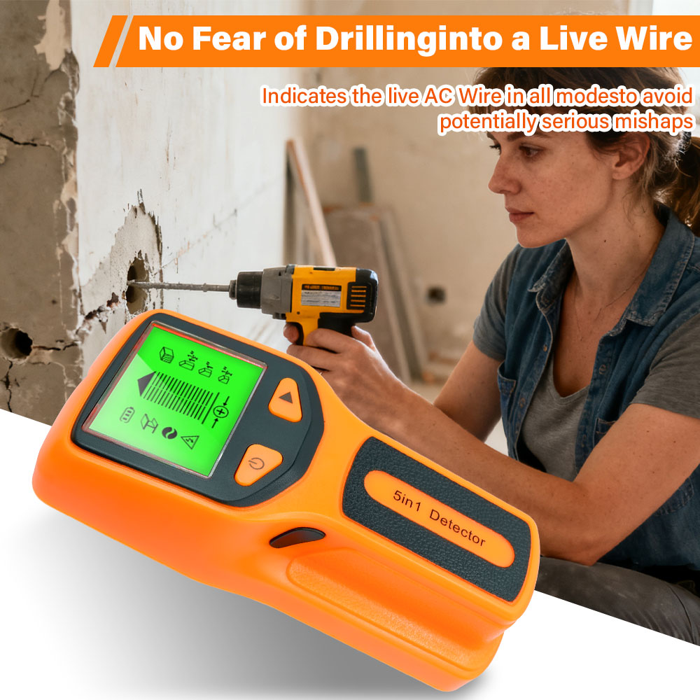 جهاز كشف الحوائط الرقمي المحمو - مراجعة Water Leak Detector Wired وسعره