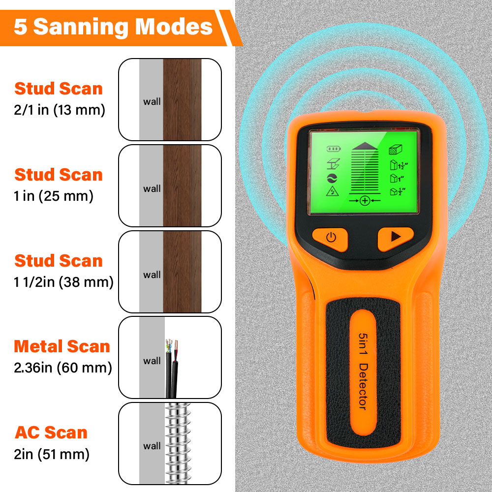 جهاز كشف الحوائط الرقمي المحمو - مراجعة Water Leak Detector Wired وسعره