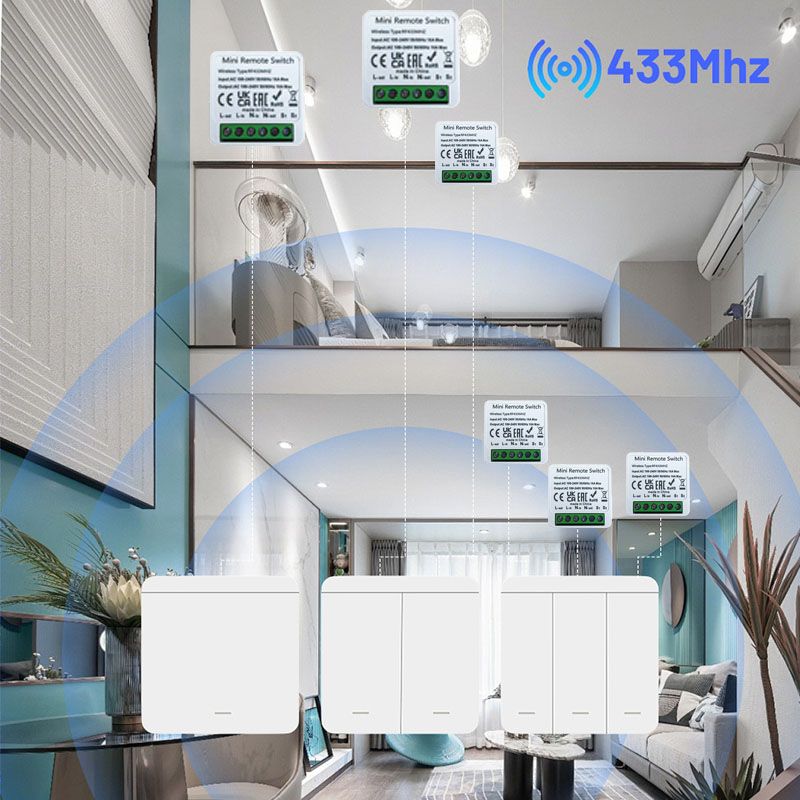 RF 433MHz الذكية لتقوم بها بنف - مراجعة Home Automation Systems Diy وسعره