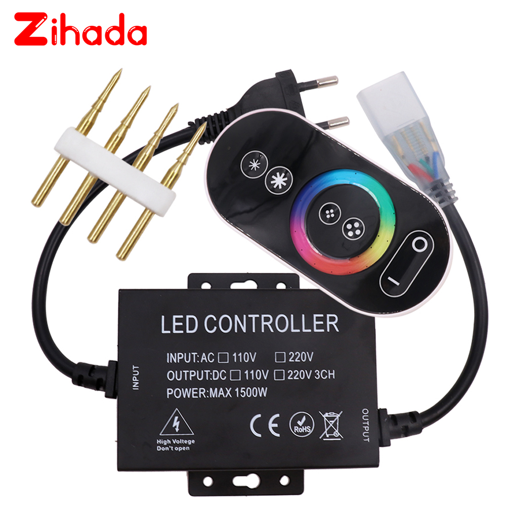 كامل اللمس LED RGB تحكم AC110V - مراجعة Rgb Led Matrix 8X8 وسعره