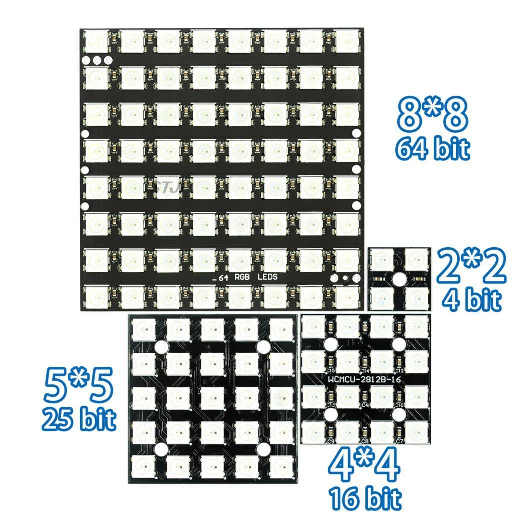 WS2812 LED 5050 RGB 8x8 4 16 2 - مراجعة Rgb Led Matrix 8X8 وسعره