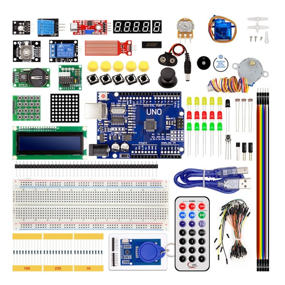 Arduino Starter Kit UNO R3 مع  - مراجعة Home Automation Diy Kit وسعره