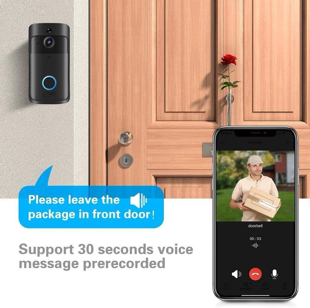 كاميرا جرس باب فيديو HD واي فا - مراجعة Smart Doorbell Wired وسعره