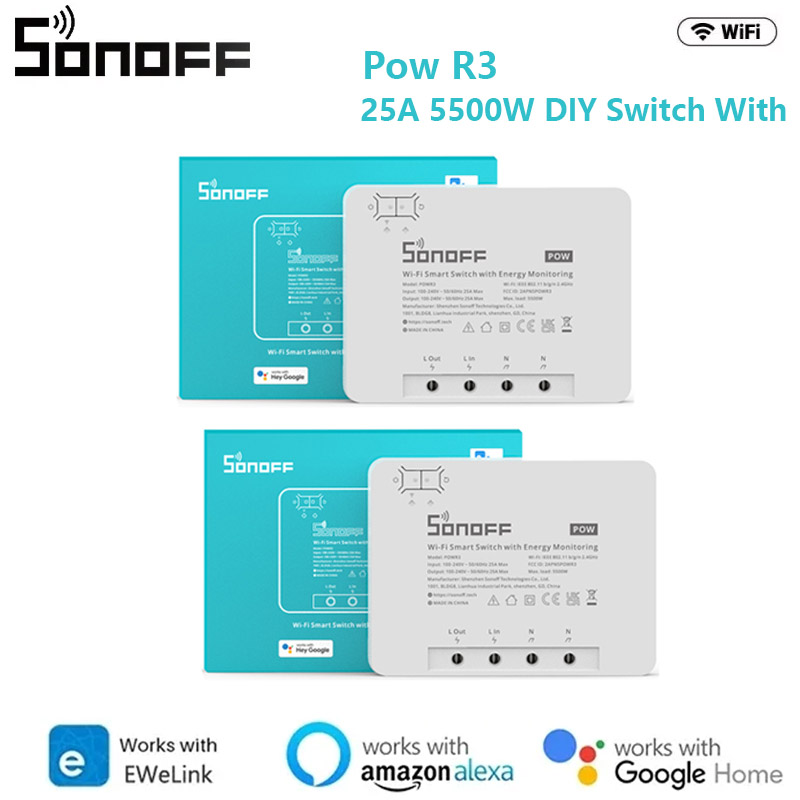 SONOFF POW POWR3/Powr316/POWR3 - مراجعة Sonoff Basic Switch وسعره