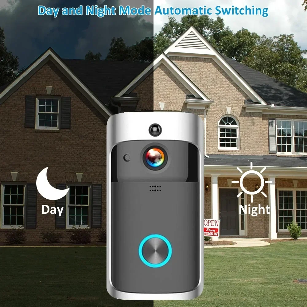 جرس باب ذكي لاسلكي بدقة 720P م - مراجعة Smart Doorbell Wired وسعره