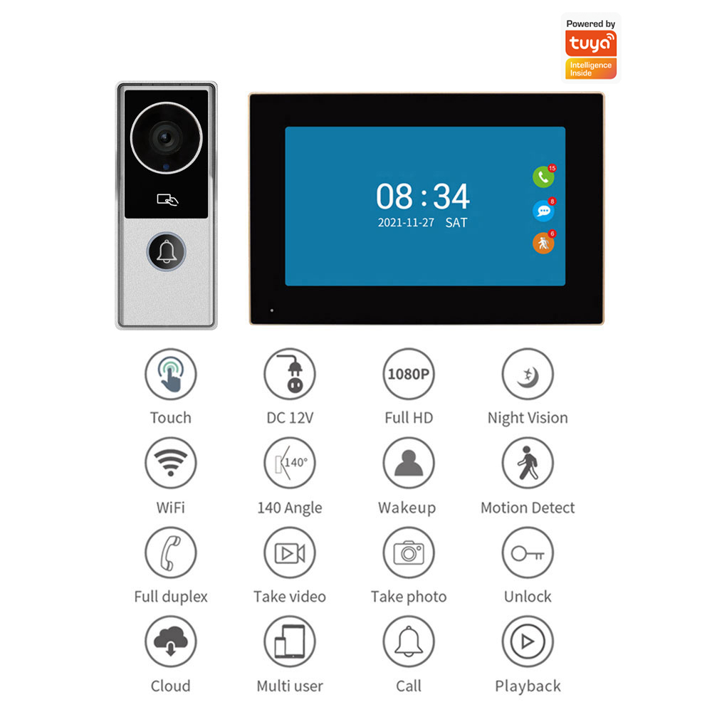نظام جرس باب فيديو واي فاي بدق - مراجعة Smart Doorbell Wired وسعره