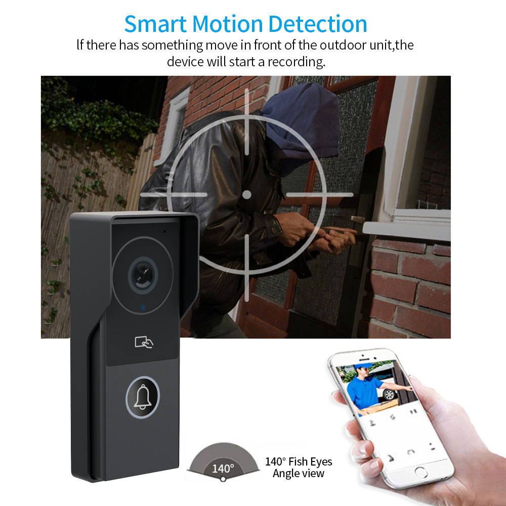 نظام جرس باب فيديو واي فاي بدق - مراجعة Smart Doorbell Wired وسعره